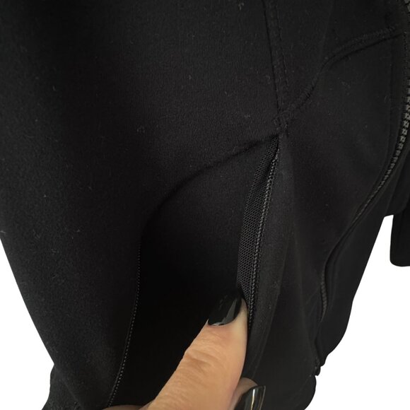 Spyder Black Hooded Zip Up Yoga Jacket Thumb Holes Women's Size Small - Picture 10 of 10